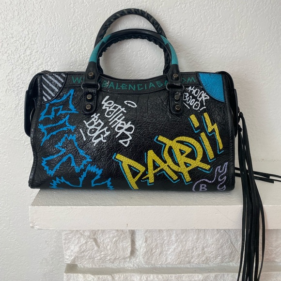 Balenciaga city graffiti bag - Picture 7 of 17